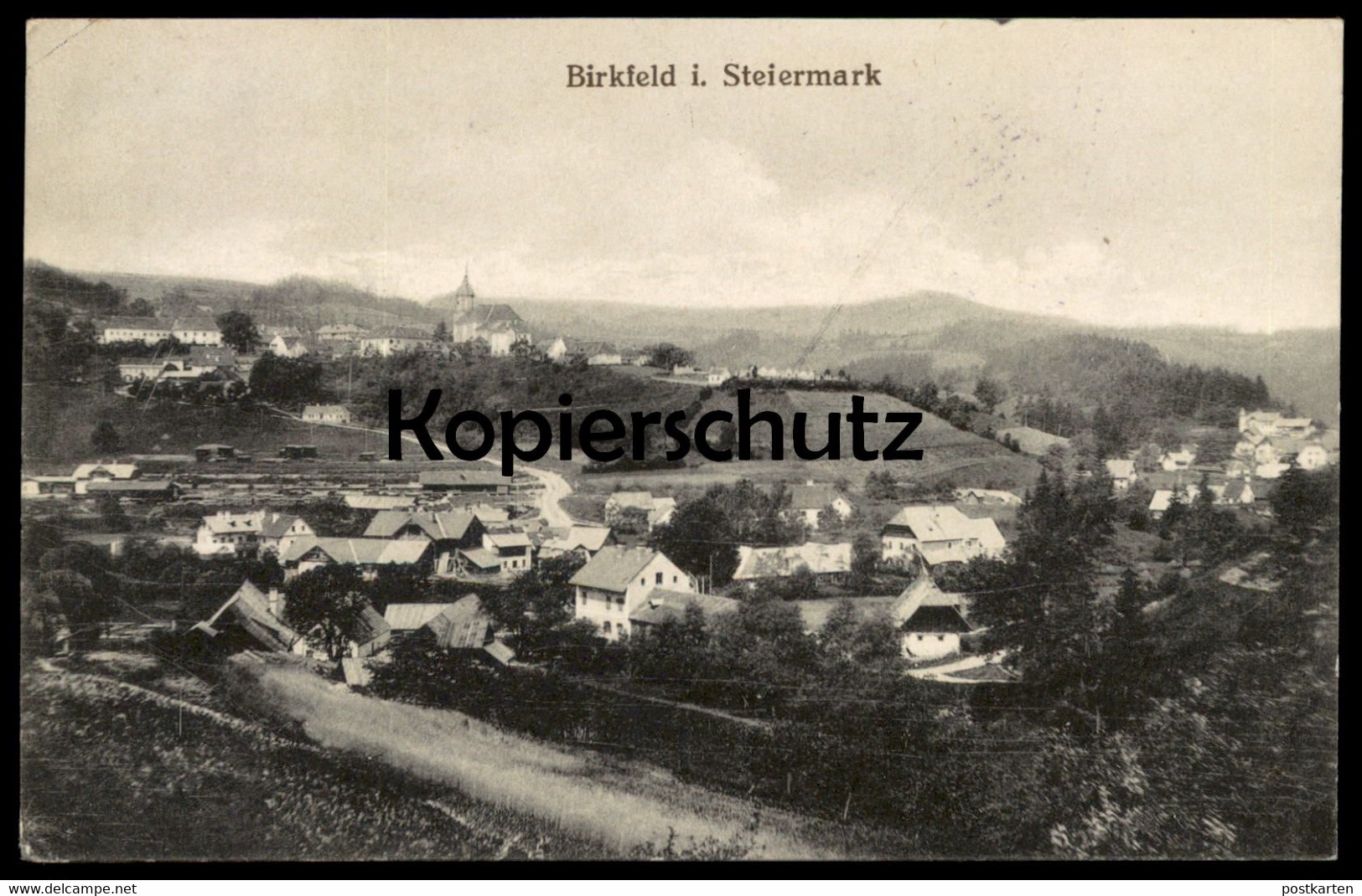 ALTE POSTKARTE BIRKFELD STEIERMARK PANORAMA 1921 Austria Österreich Ansichtskarte AK cpa postcard