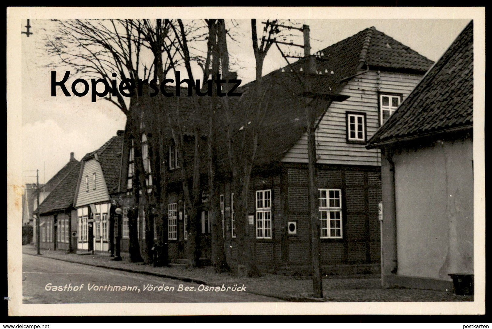 ALTE POSTKARTE GASTHOF VORTHMANN VÖRDEN BEZ. OSNABRÜCK Neuenkirchen-Vörden cpa AK Ansichtskarte postcard