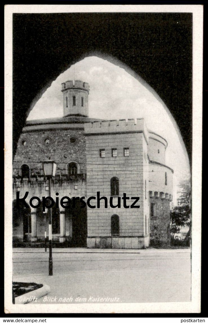ALTE POSTKARTE GÖRLITZ BLICK NACH DEM KAISERTRUTZ Goelitz Zgorzelec Zhorjelc cpa postcard AK Ansichtskarte