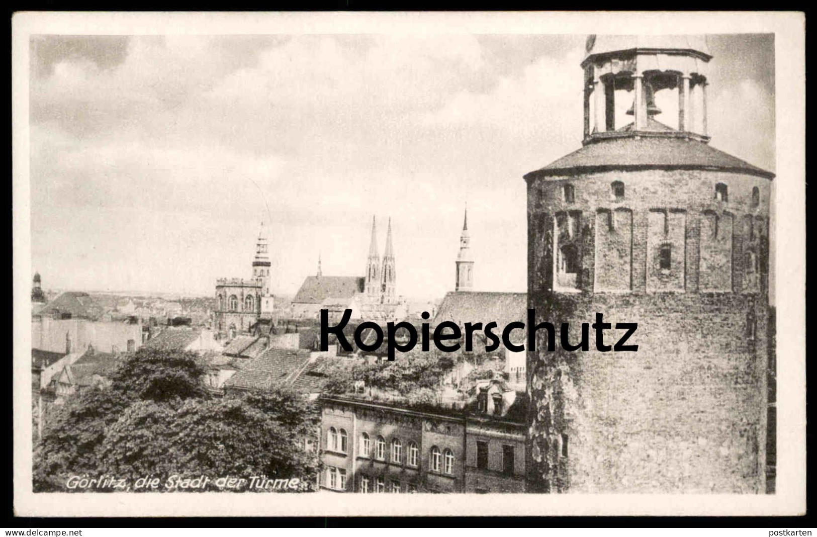 ALTE POSTKARTE GÖRLITZ STADT DER TÜRME Turm tower tour Zgorzelec AK Ansichtskarte postcard cpa