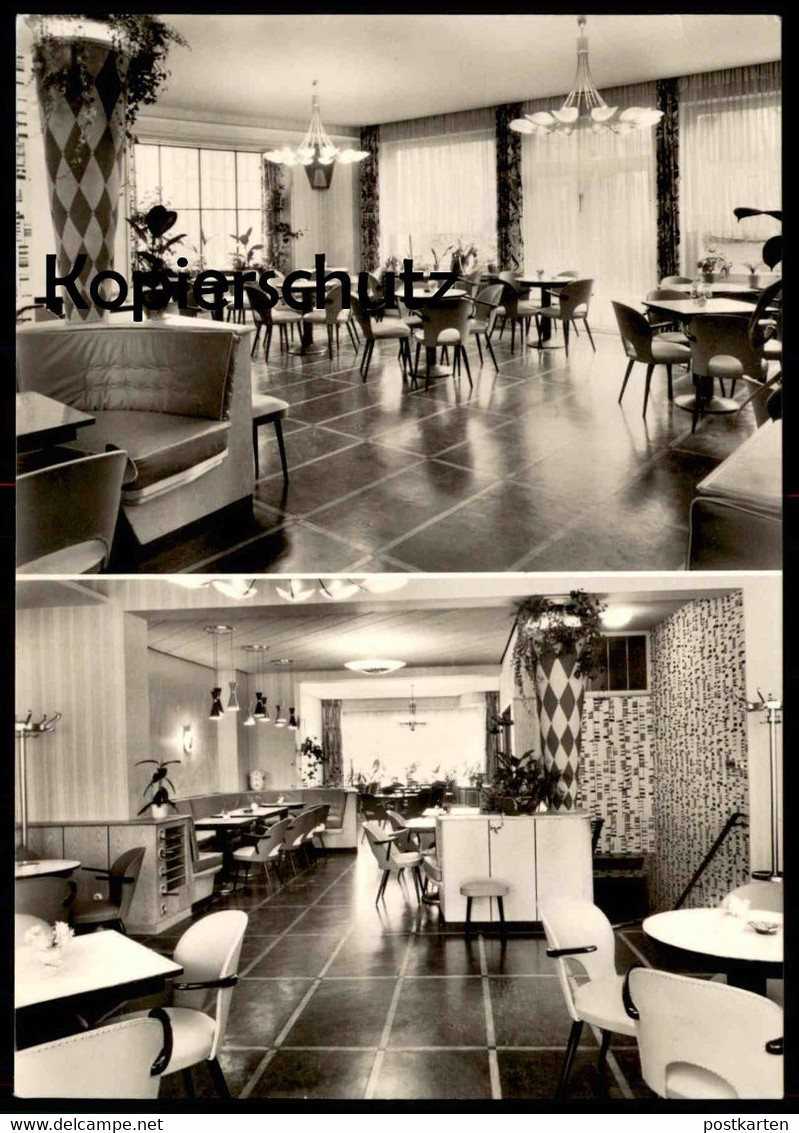 ALTE POSTKARTE KONDITOREI UND CAFÉ W. MENKE OSNABRÜCK NEUER GRABEN 11-13 cpa AK Ansichtskarte postcard