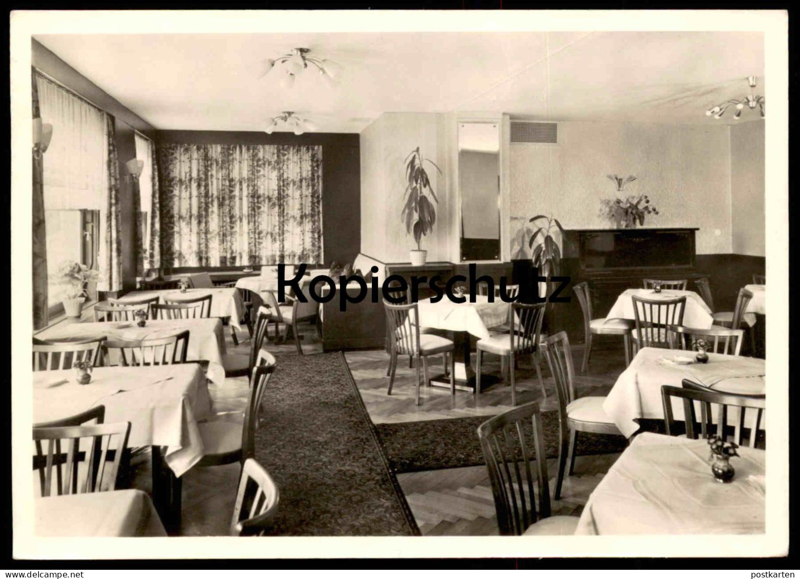 ALTE POSTKARTE KÖNIGSTEIN IM TAUNUS CAFÉ DORN INNENANSICHT BEHAGLICHES FAMILIENKAFFEE MIT KONDITOREI AK Ansichtskarte