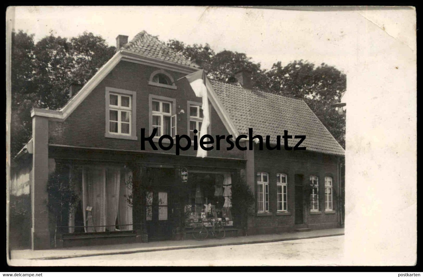 ALTE POSTKARTE MÜNSTER GESCHÄFT HAUSNUMMER 10 VORORT ? AUSLAGE WERBUNG FUESERS KAFFEE AK Ansichtskarte cpa postcard