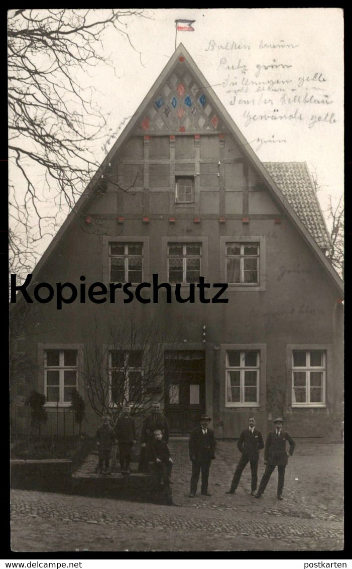 ALTE POSTKARTE OESEDE GEORGSMARIENHÜTTE ALTES BAUERNHAUS MIT FACHWERK KOTTEN HAUS Ansichtskarte postcard cpa AK