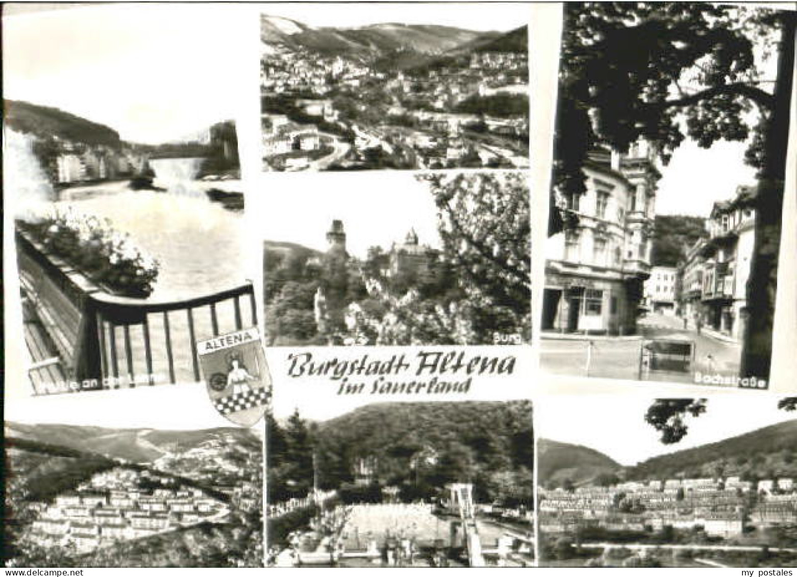 Altena Lenne Altena Burg Bachstrasse o 1972