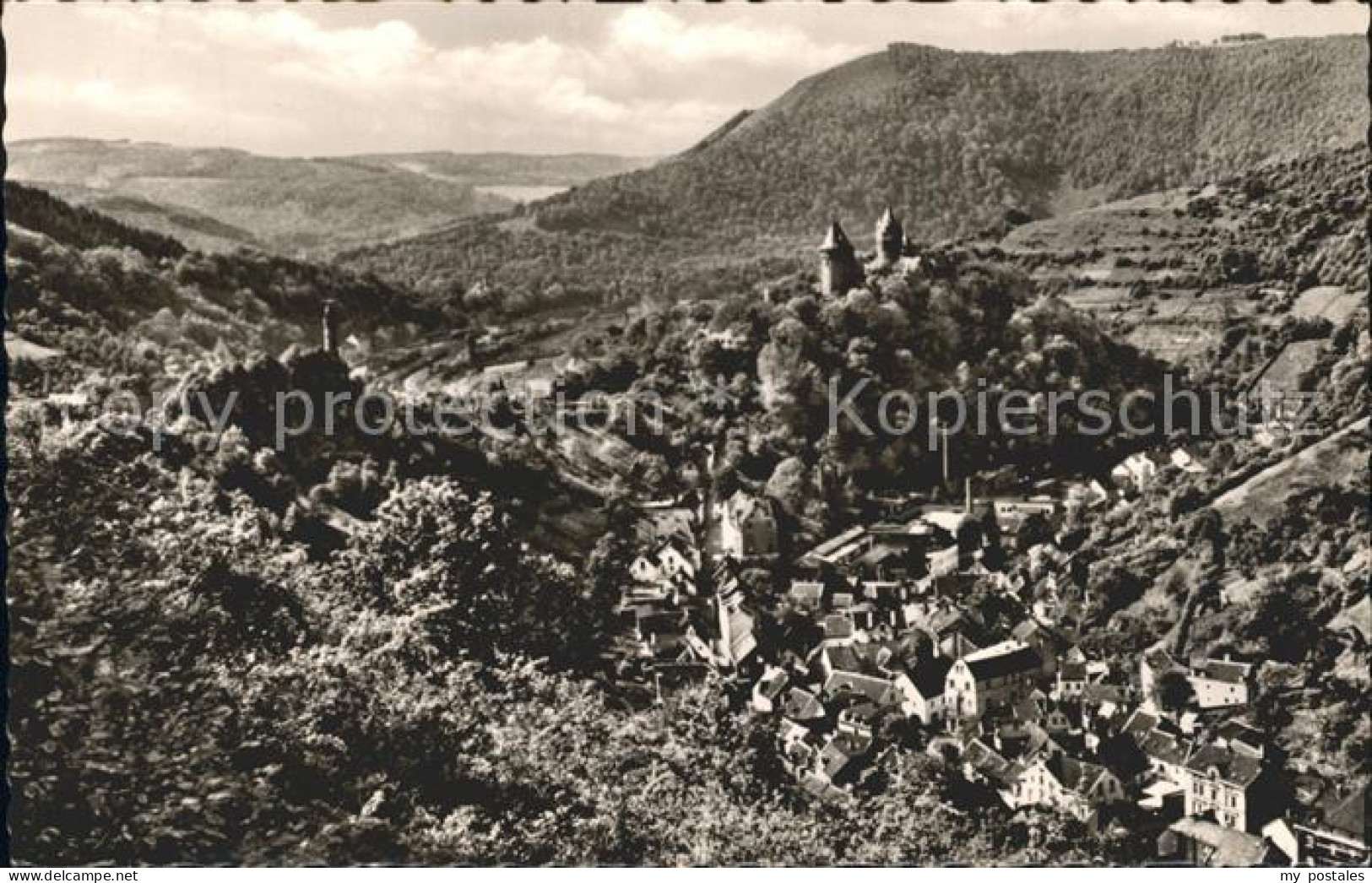 Altena Lenne Panorama Nettetal Burg