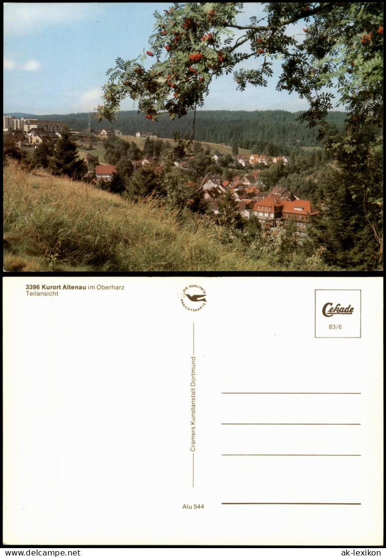 Altenau-Clausthal-Zellerfeld Panorama Teilansicht, Ort Altenau Oberharz 1983