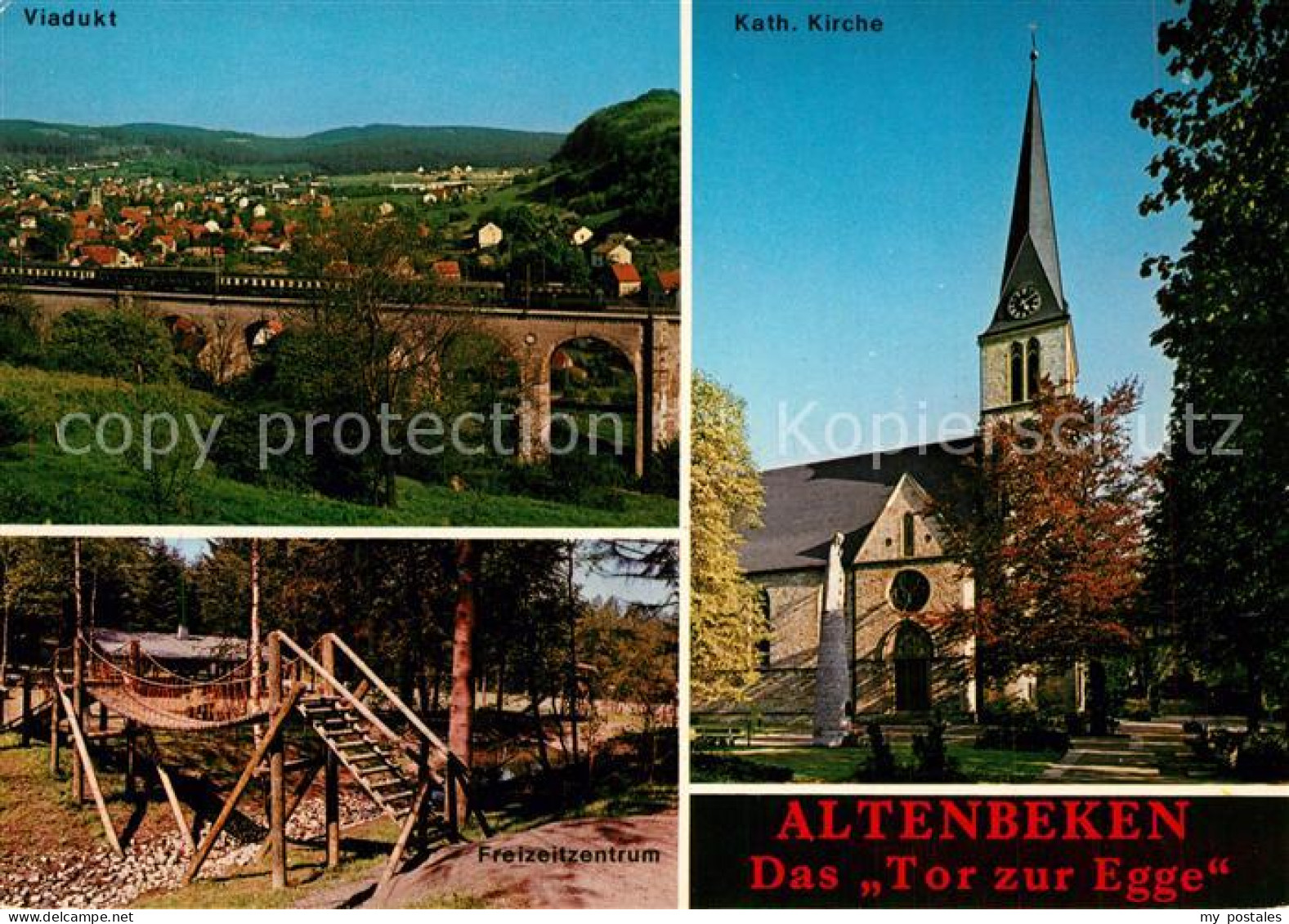 Altenbeken Tor zur Egge Katholische Kirche Viadukt Freizeitzentrum