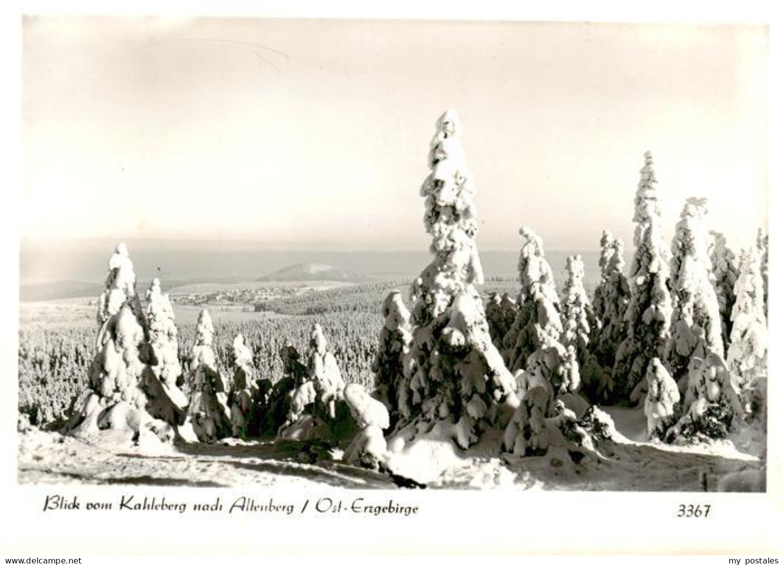 Altenberg Dippoldiswalde Sachsen Kahleberg Altenberg Ost-Erzgebirge Winterlandsc