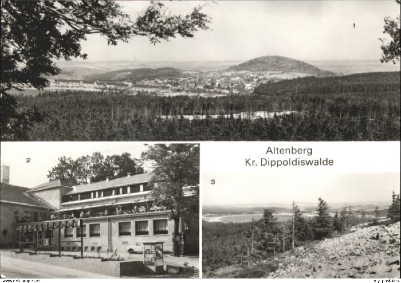 Altenberg Erzgebirge Altenberg HO Gaststaette Knappensaal Galgenteich