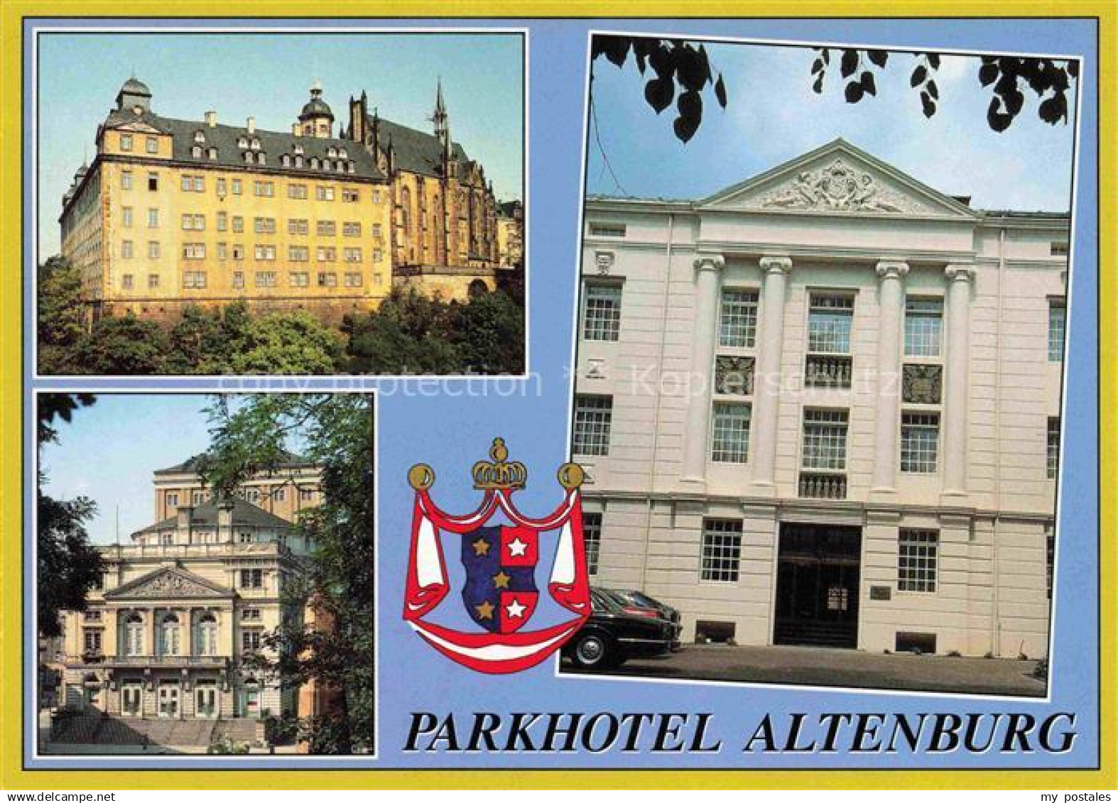 ALTENBURG  (S.A.) Thueringen Parkhotel Altenburg Schloss Theater