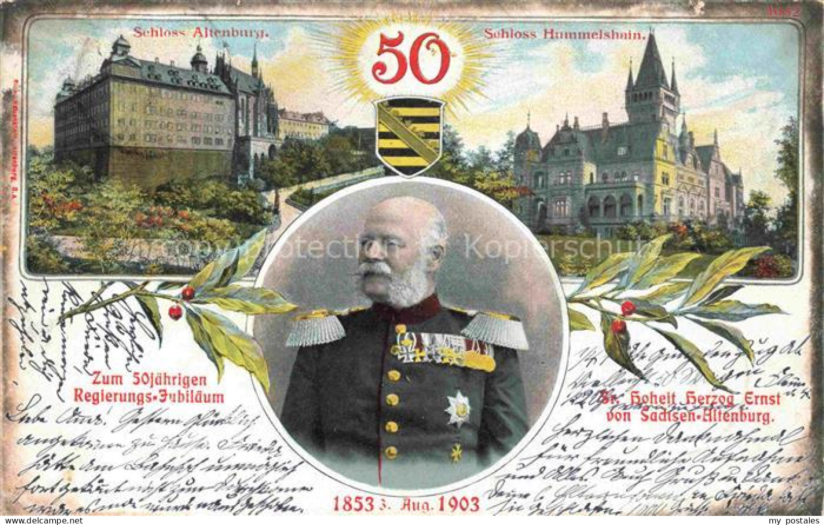 ALTENBURG  (S.A.) Thueringen Schloss Altenburg Schloss Hummelshain Herzog Ernst