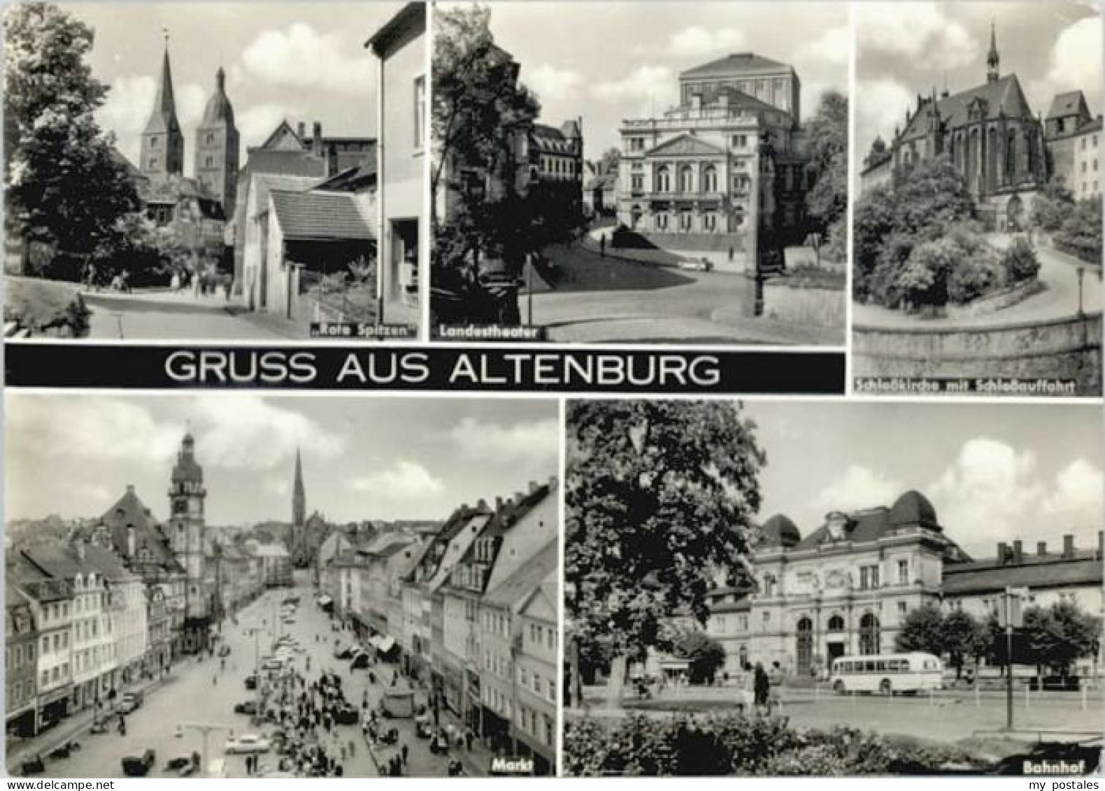 Altenburg Thueringen Altenburg Rote Spitzen Landestheater