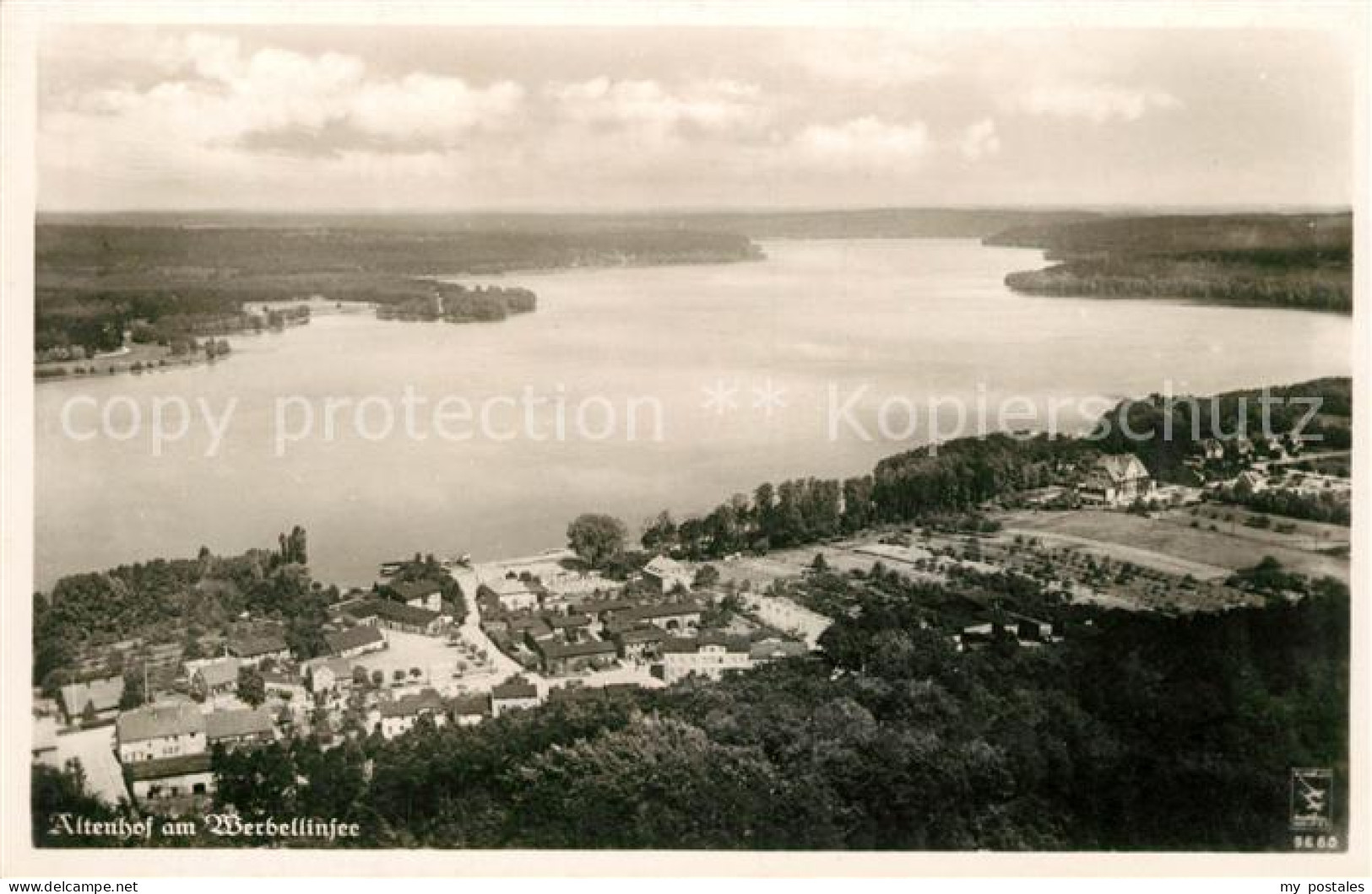 Altenhof Werbellinsee Fliegeraufnahme