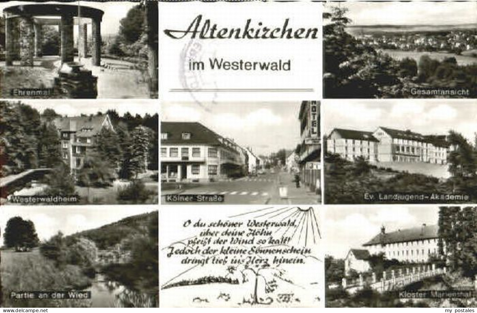 Altenkirchen Westerwald Altenkirchen Ehrenmal Westerwaldheim Kloster Marienthal