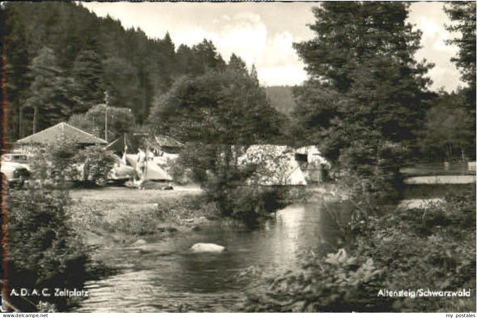 Altensteig Schwarzwald Altensteig Zeltplatz x 1957