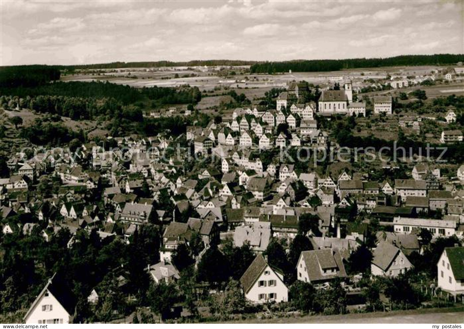 Altensteig Schwarzwald Gesamtansicht