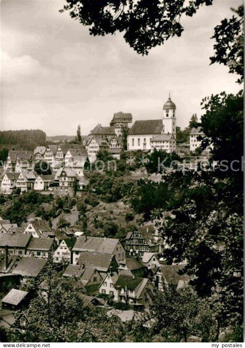 Altensteig Schwarzwald Teilansicht