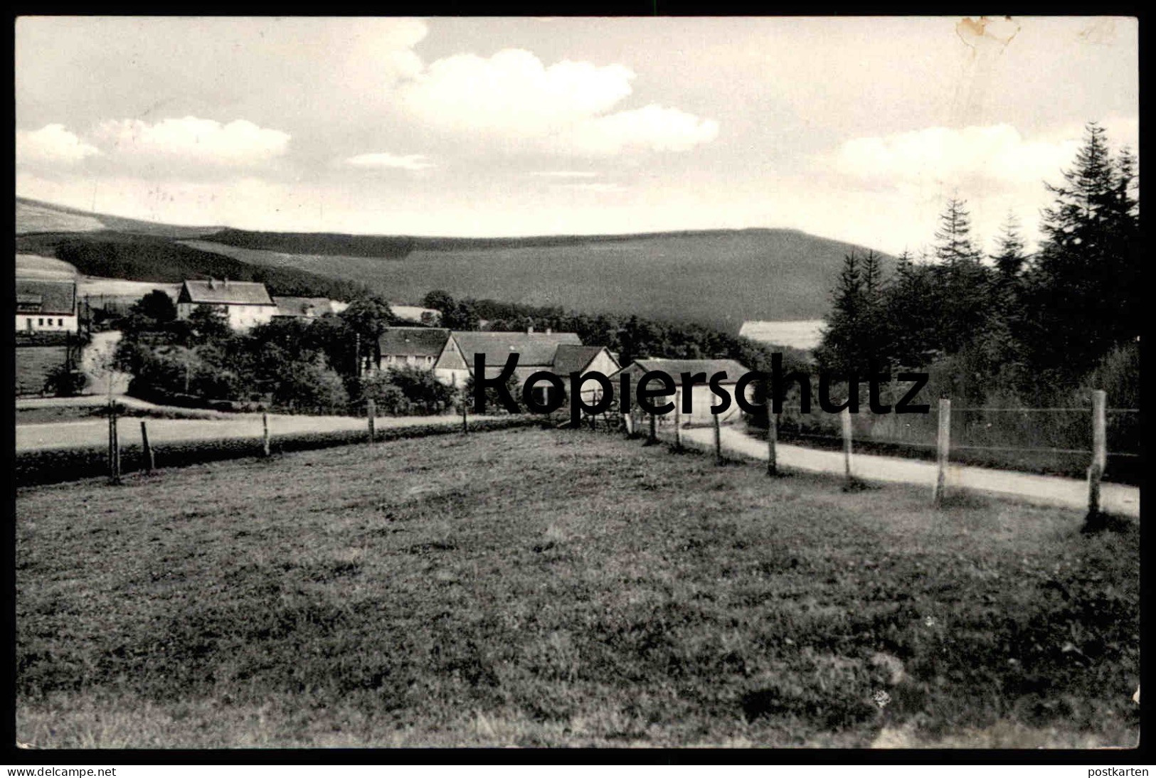 ÄLTERE POSTKARTE KLAUSE ÜBER MESCHEDE SAUERLAND PANORAMA Ansichtskarte cpa AK postcard