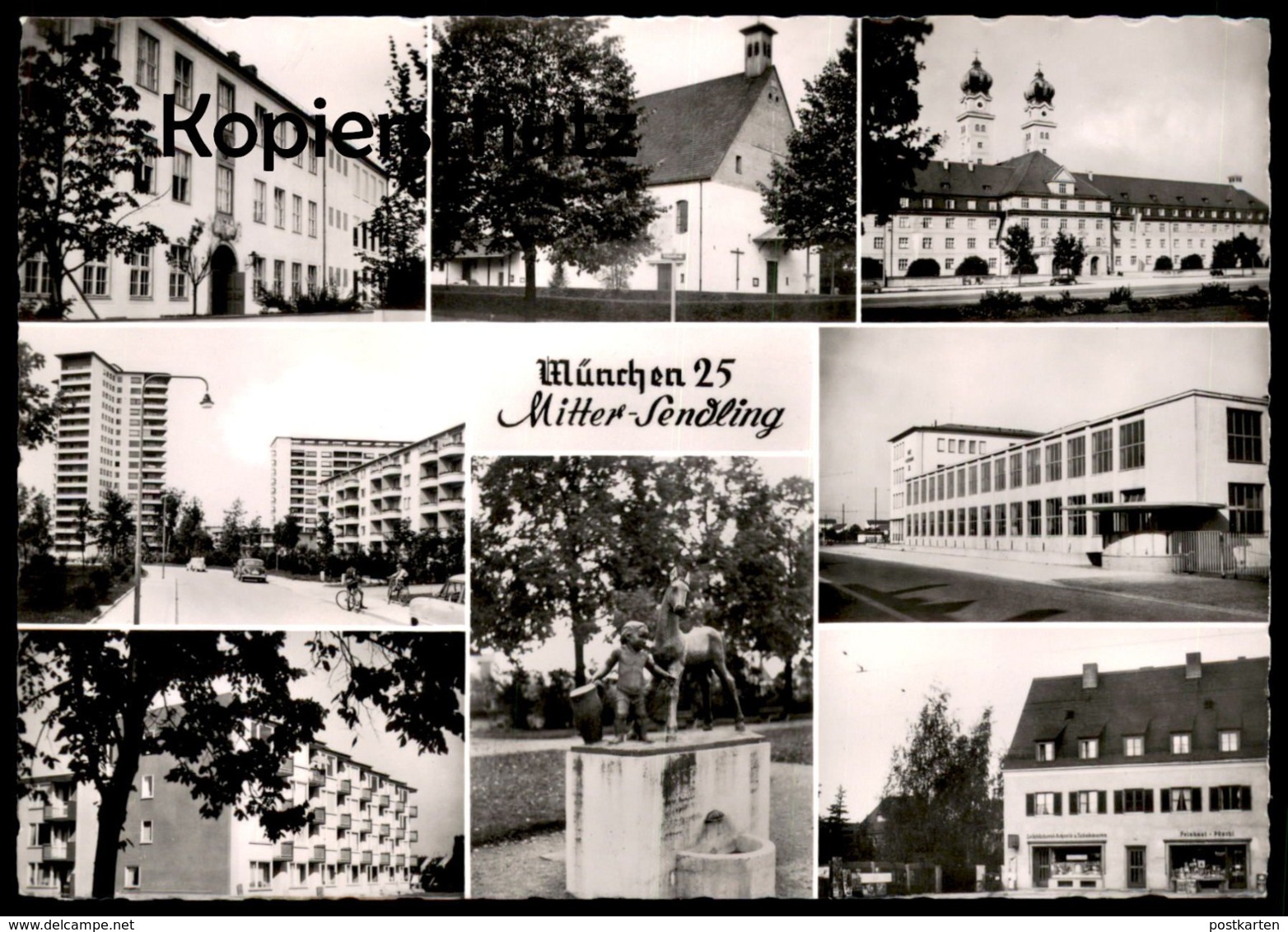 ÄLTERE POSTKARTE MÜNCHEN 25 MITTER SENDLING MITTERSENDLING Ansichtskarte AK cpa postcard