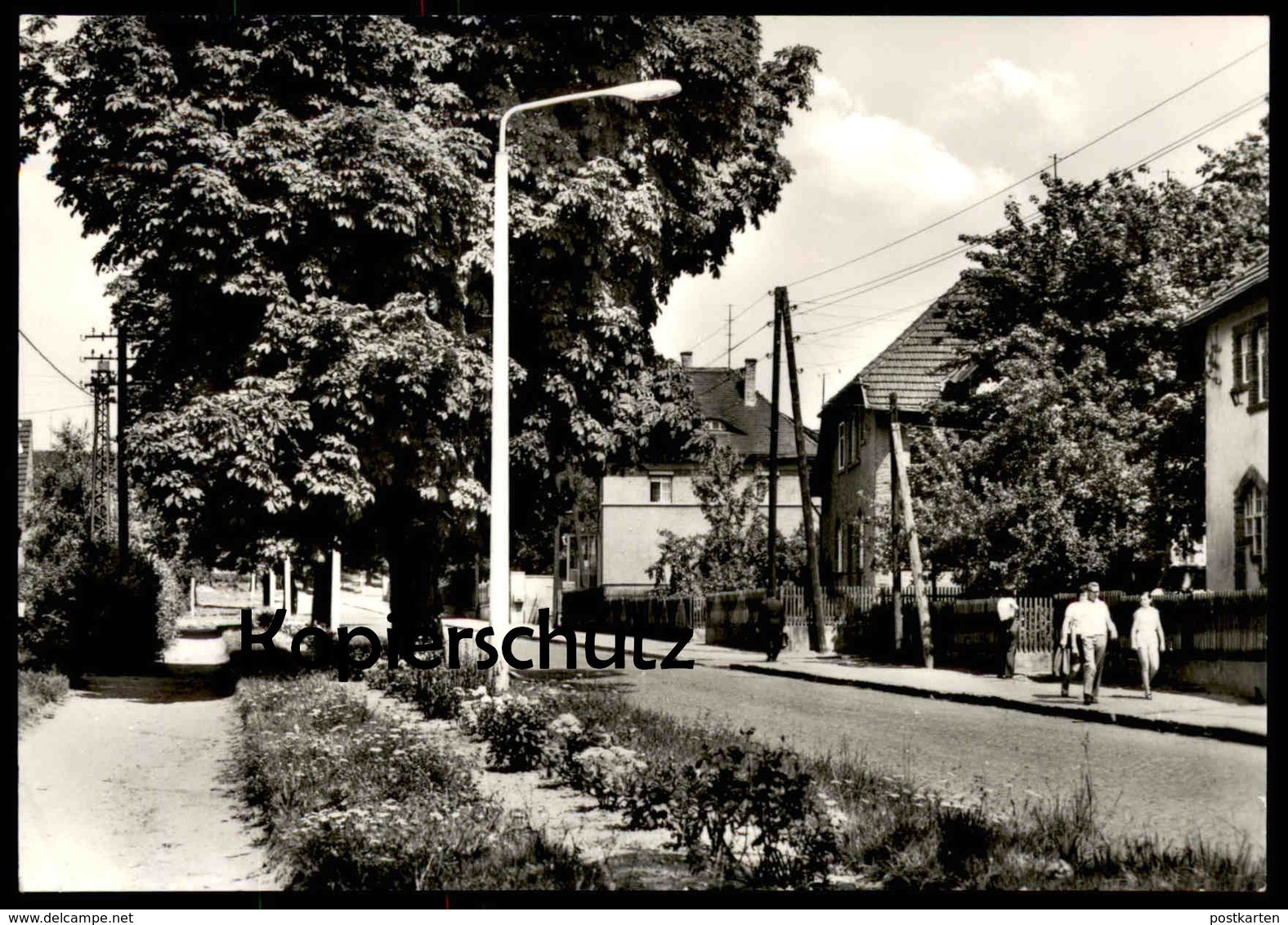 ÄLTERE POSTKARTE ROSSLEBEN KR. ARTERN ZIEGELRODAER STRASSE cpa AK Ansichtskarte postcard