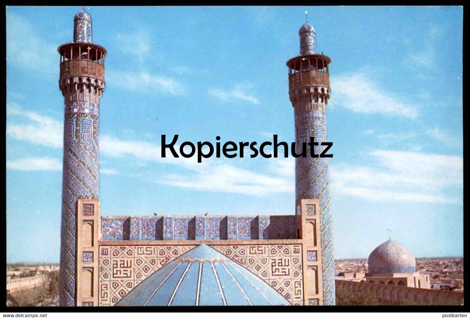 ÄLTERE POSTKARTE THE SHAH MASQUE ISFAHAN IRAN Persia Moschee Mosque postcard Ansichtskarte cpa AK