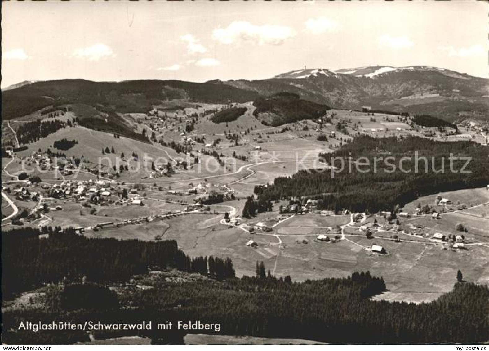 Altglashuetten Feldberg Schwarzwald mit Feldberg