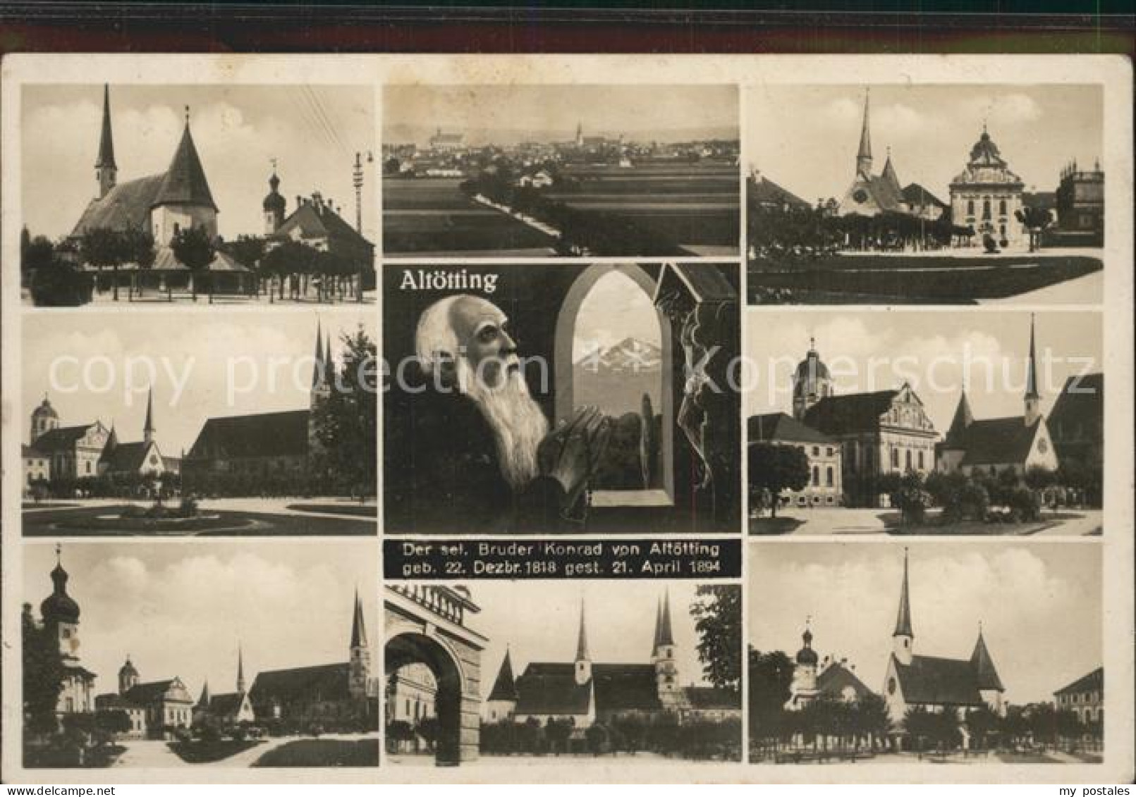 Altoetting Kloster Teilansichten Seliger Bruder Konrad von Altoetting