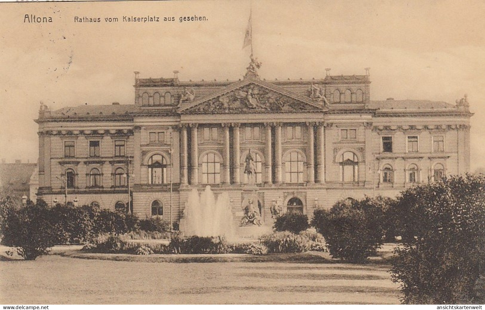 Altona (Hamburg), Rathaus Altona gl1913 #F4935