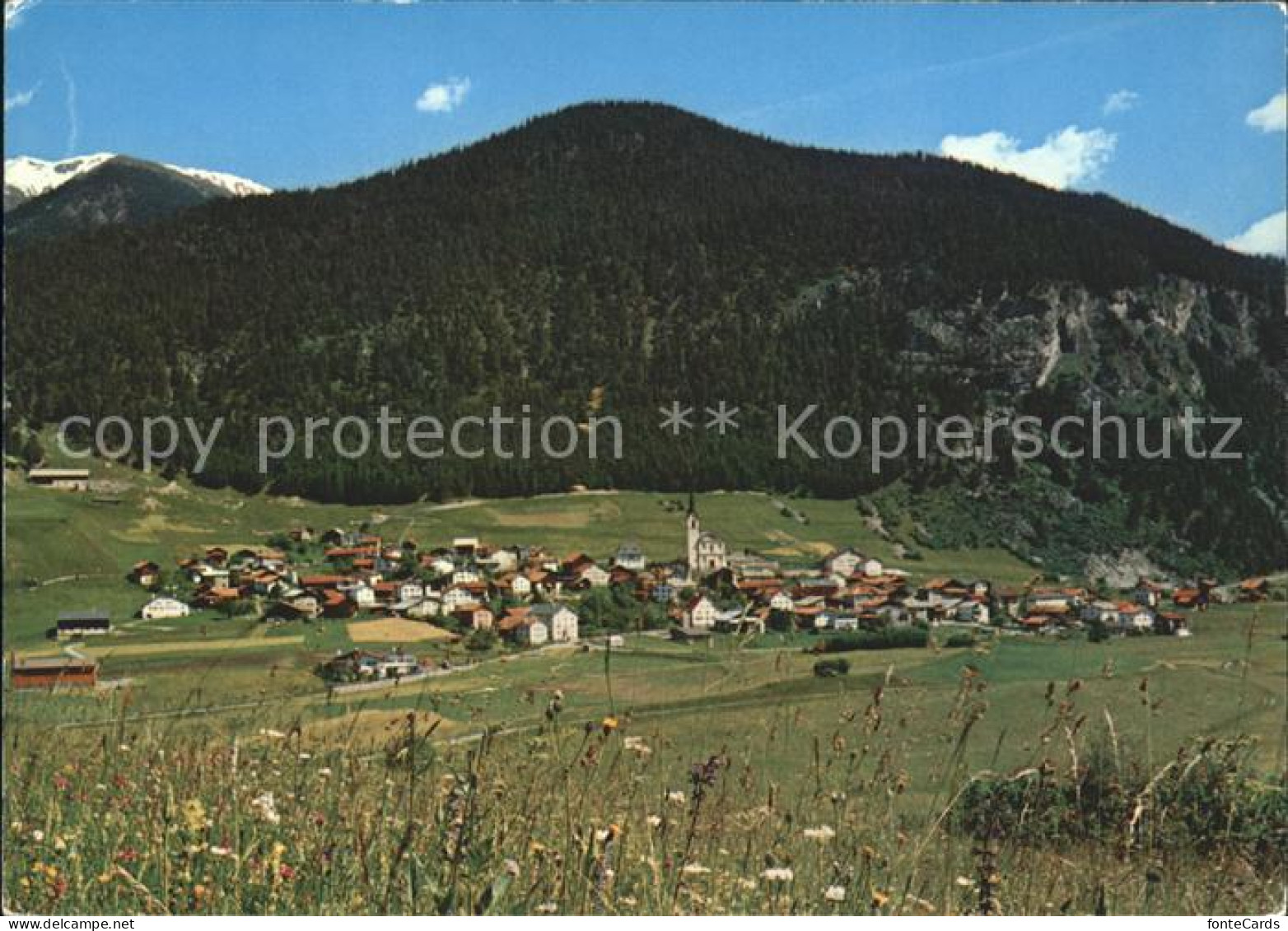 Alvaneu Dorf Gesamtansicht