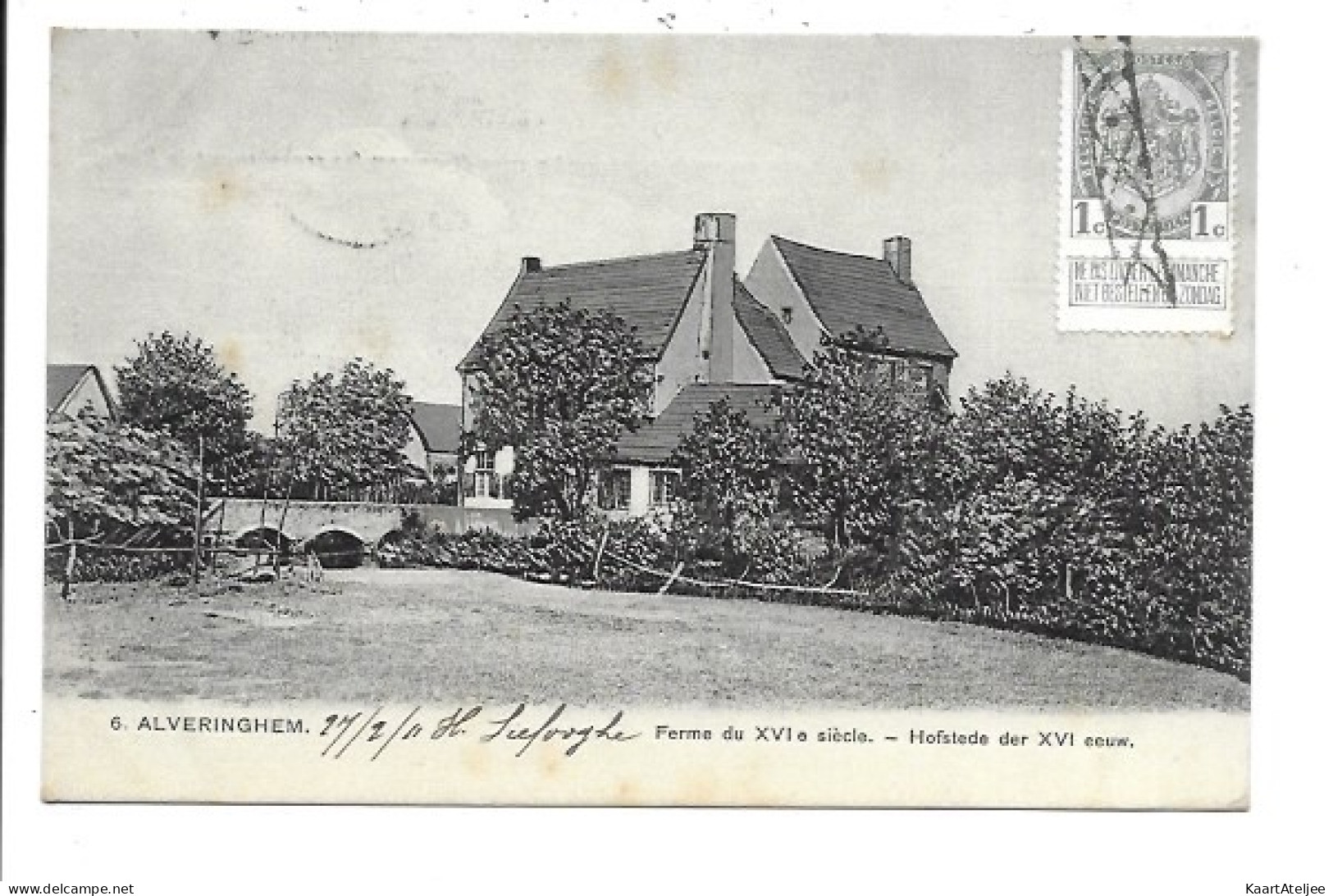 Alveringem - Hofstede der XVI eeuw.
