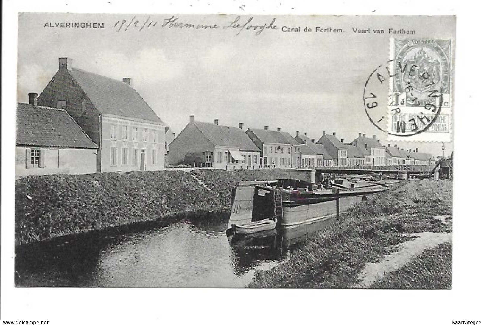 Alveringem - Vaart van Forthem.