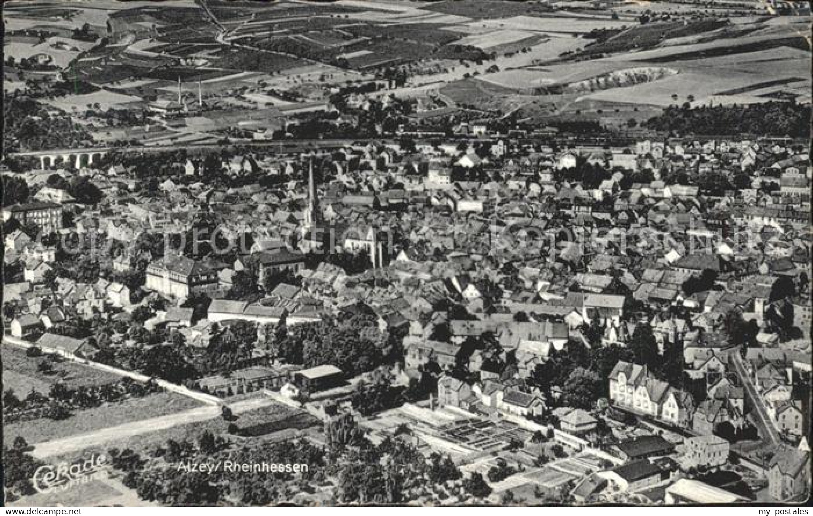 Alzey Fliegeraufnahme