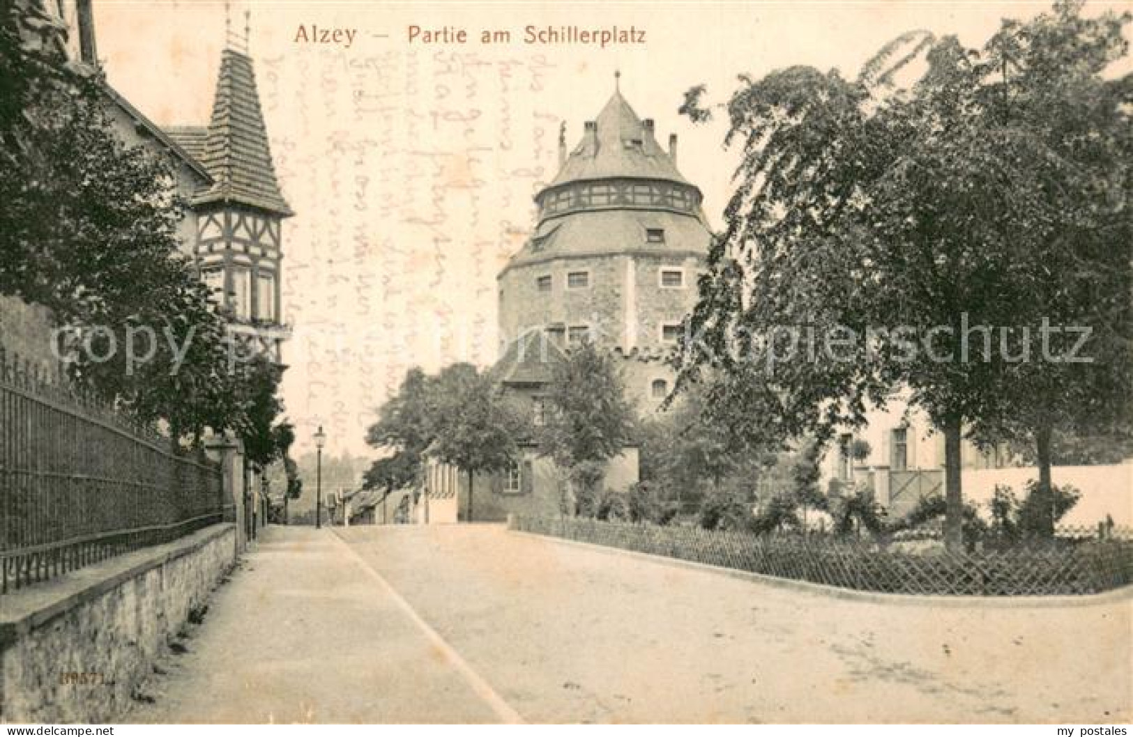 Alzey Partie am Schillerplatz