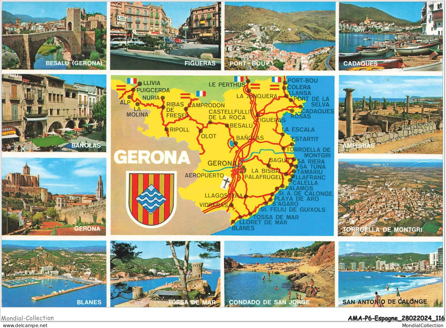 AMAP6-0585-ESPAGNE - GERONA - plusieurs aspects de gerona