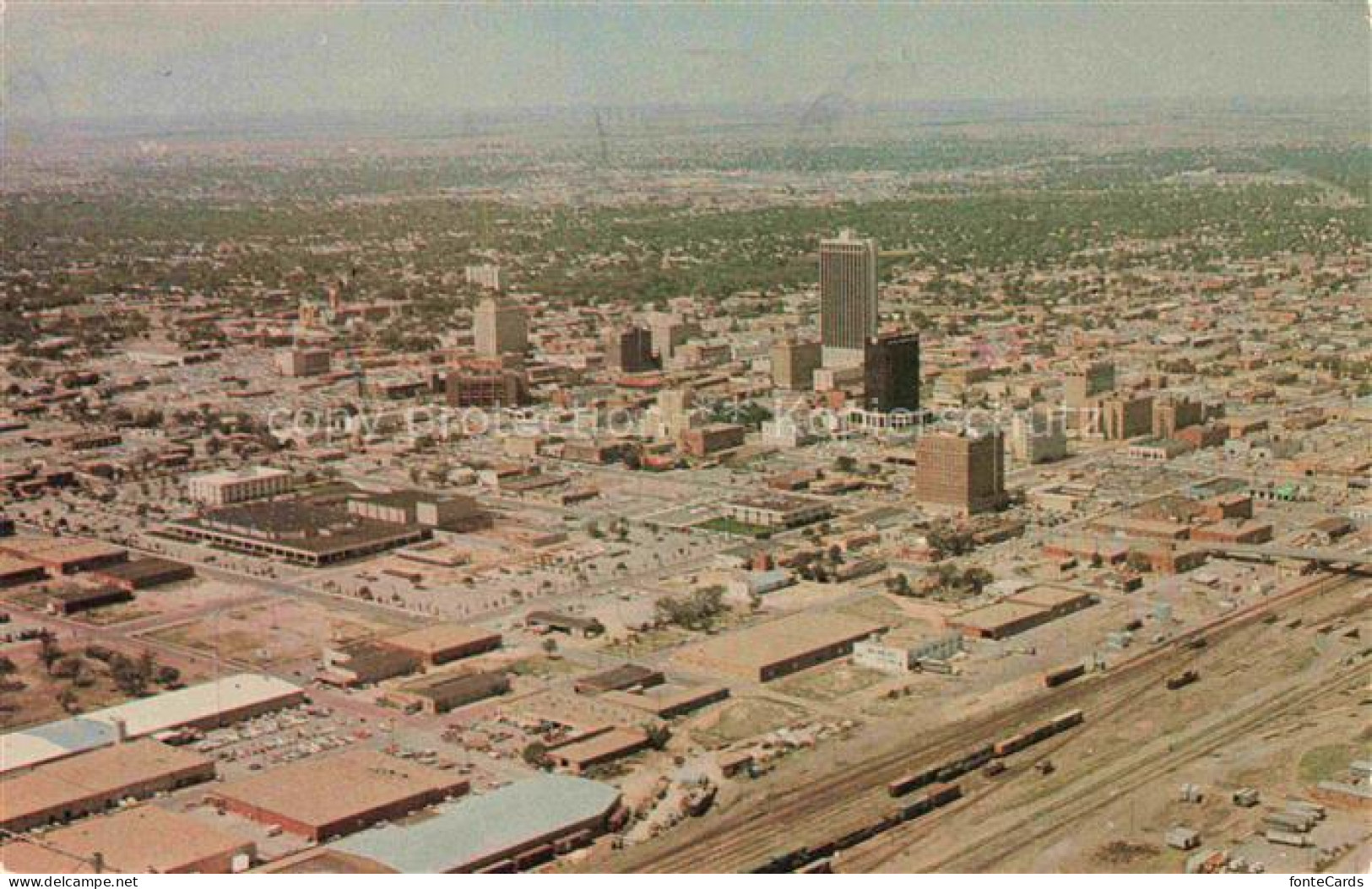 Amarillo Skyline Fliegeraufnahme