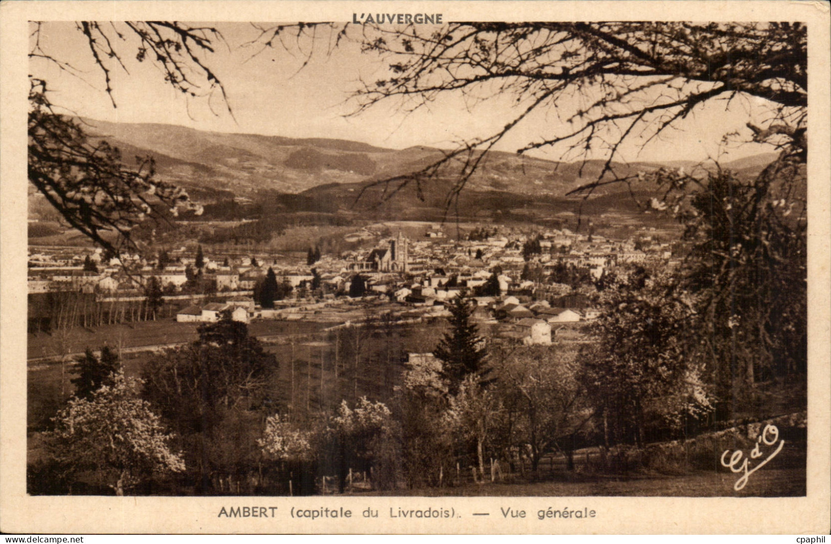 Ambert - Capitale du Livradais - Vue Generale - CPA