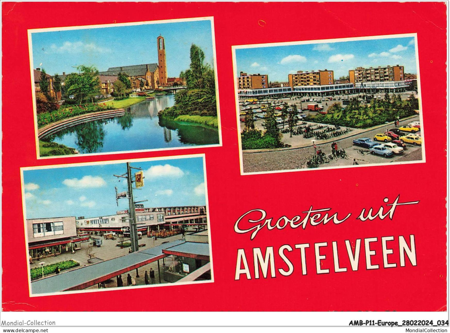AMBP11-0808-EUROPE - PAYS-BAS - groeten mit AMSTELVEEN