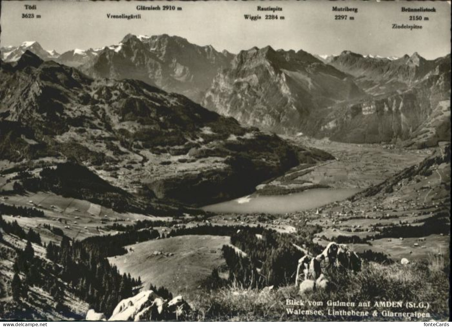 Amden Walensee SG Amden Walensee Linthebene