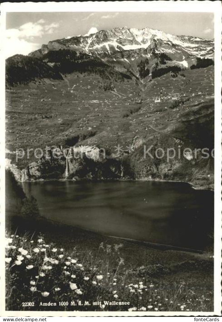 Amden Walensee SG mit Walensee