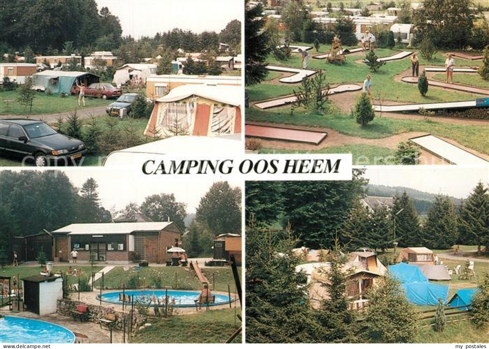 Amel Belgien Camping Oos Heem Swimming Pool Minigolf