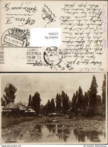352036,Mexiko Mexico City Xochimilco Fluss Boote