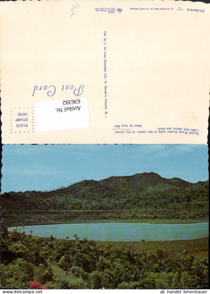 636392,St. George's Grand Etang Crater Lake in the center of the island Grenada