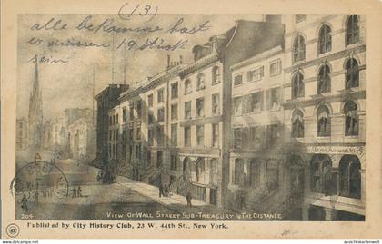 New York Wall Street Sub-Treasury gl1903 #118.647