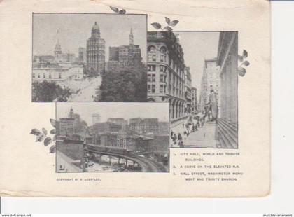 New York City Hall Railroad Wall Street ngl #204.363