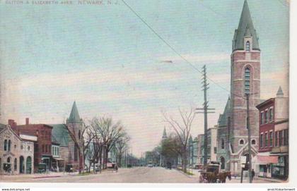 Newark N.J. Clinton + Elizabeth Avenues gl1907 #204.515