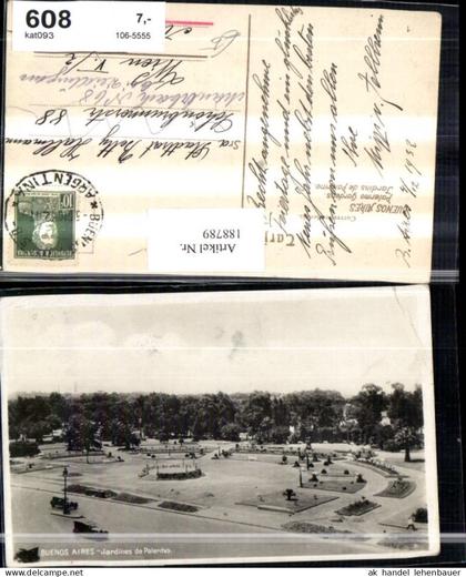 188789,Argentinien Buenos Aires Jardines de Palermo Gardens Garten