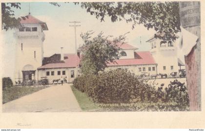 Port Arthur Texas Station USA Antique Rare Postcard
