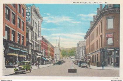 Rutland, VT. Center Street gl1936 #204.506