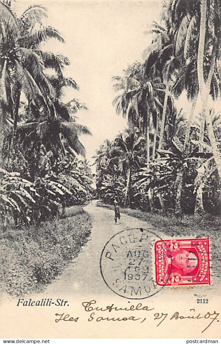 American Samoa - PAGO PAGO - Falealili street - Publ. A. Tattersall